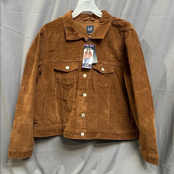 Brand New GAP Ladies Brown Corduroy Jean Jacket - Versatile Wardrobe Staple. - Picture 5 of 5